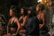 The Merged Tribe at their fourth Tribal Council.