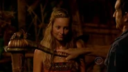 Laura voted out for being a weak link in the tribe.