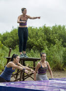 Angelina competes in the Reward/Immunity Challenge, Matchbox 25.