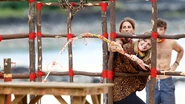 Kat competing in Jail Break.