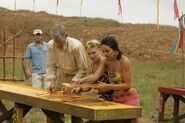 Kota competes in the first tribal Immunity Challenge, Temptation Valley.