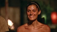 Michele at Final Tribal Council.