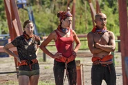 108343 D06276b.jpg (386 KB) Hali watching her tribemates compete at the fourth Immunity Challenge.