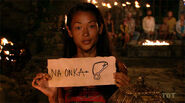 Brenda casting a vote towards NaOnka.