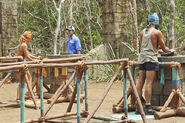 Baylor and Reed checking the masks in San Juan del Sur.