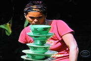 Sandra at the Immunity Challenge, Day 37.
