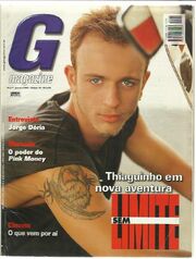 Thiago at the cover of G Magazine.