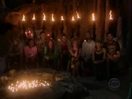 Gitanos at their second Tribal Council.