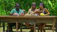 Tyson, Gervase and Ciera decide to eat.