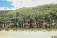 Jaguares competes in the Individual Immunity Challenge, Keep on Your Toes.