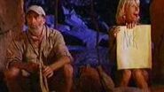 Tina and Keith at the Final Immunity Challenge of The Australian Outback.