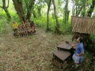 Dabu at the auction in Micronesia.