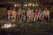 The final eleven at Tribal Council.