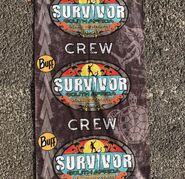 The production crew of Survivor South Africa: Island of Secrets were given their own customized Buffs.