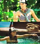 Monica's shots in the intro.