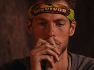 Mitchell at Tribal Council.