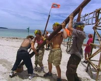 Udder revenge.jpg (21 KB) Gretchen competes in the Immunity Challenge, The Obstacle Course.