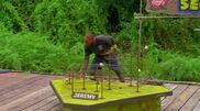 Jeremy competes in the Final Immunity Challenge, Simmotion.