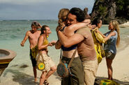 Caroline and Andy at the tribe dissolution.