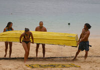 Saboga competing in their second Immunity Challenge.