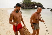 Aaron and Tom at Lairo beach.