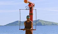 Jesse competes on the red team in Survivor 43.