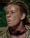 Abi at Tribal Council.