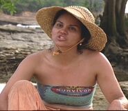 Sandra gives the first confessional of the season.