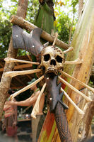 Survivor: Fiji Immunity Idol, a skull-smash weapon.