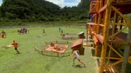 28C.jpg (43 KB) The tribes compete in the first Immunity Challenge, It's a Long Way to the Top.