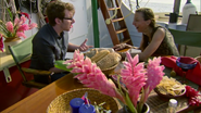 Cochran talks with Debbie on Exile Island as a guest in Survivor: Game Changers.