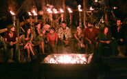 The Villains at their second Tribal Council.