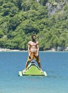 Eddiewaterchallenge.jpg (157 KB) Eddie jumps off, along with Erik, to share donuts and milk.