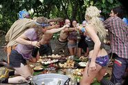 The Aiga tribe celebrates at their merge feast.