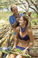 Sierra with her tribe mate Lindsey.