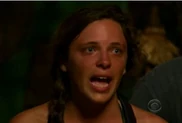 SophieBreakdown.jpg (26 KB) Sophie starts to break down at Tribal Council.