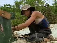 Shii Ann at the challenge in Survivor: All-Stars.