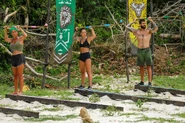 Leones competing in the Individual Immunity Challenge, Audio Slave.