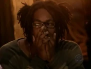 Nate at Tribal Council on Day 15.