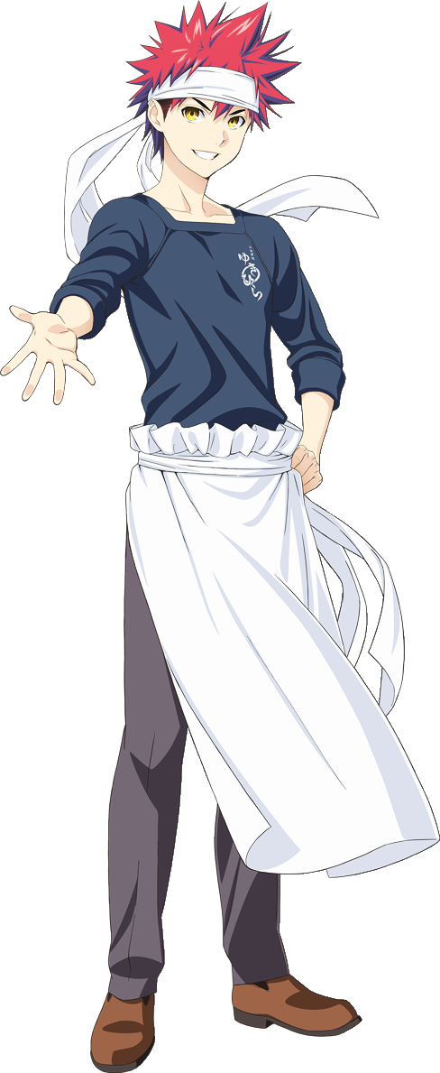 Yukihira Soma (Food Wars) - 2 versions [peeker/mini full-body