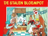 De stalen bloempot