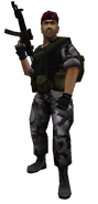 Squad Leader with a Submachine Gun