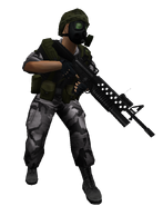 Grunt wielding an Assault Rifle