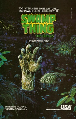 A Swamp Thing comic book advertisement