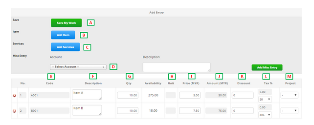 Sales invoice 2