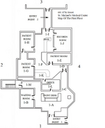 Map of the first floor.