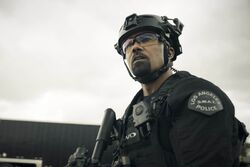 El chaleco táctico SWAT usado por Daniel 'Hondo' Harrelson (Shemar