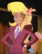 Callie during her work.