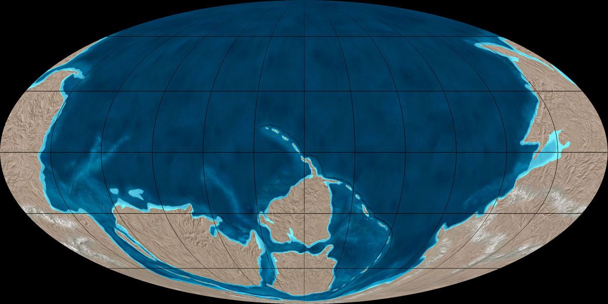 Карта мира миллионы лет назад как выглядела