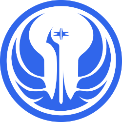 jedi symbol blue